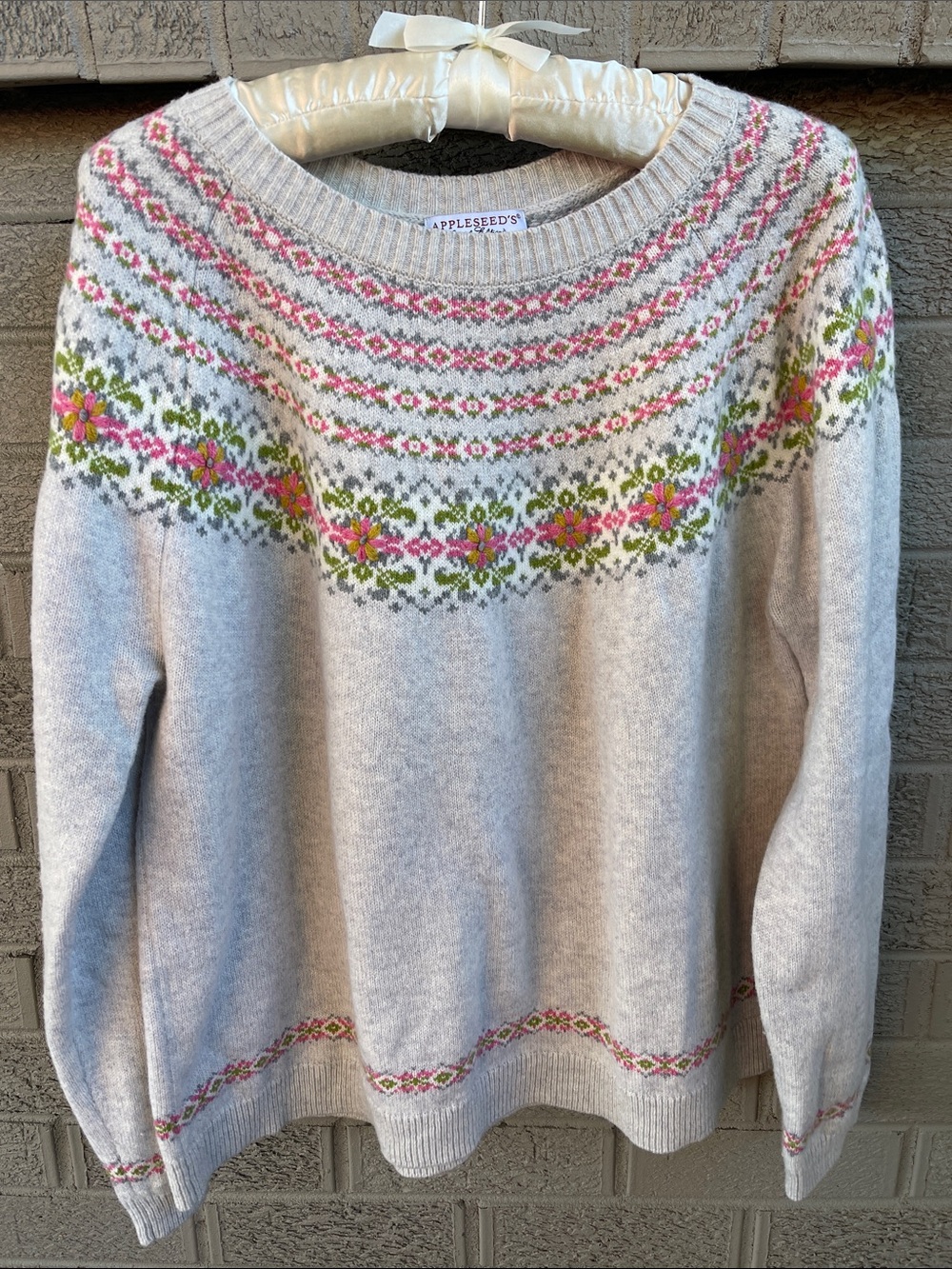 Appleseed’s Limited Edition Fair Isle Sweater- XLP